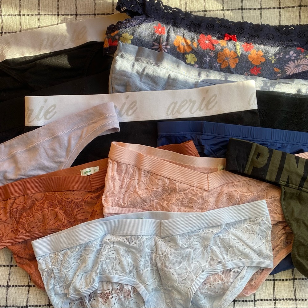 12 pairs of Aerie/Other Brand panties!